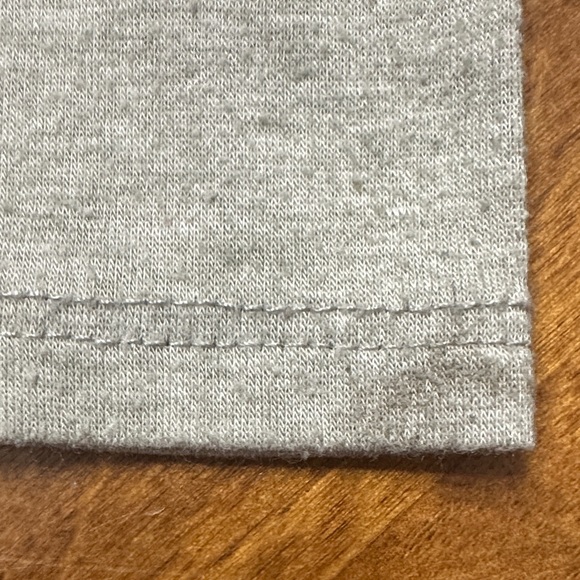 LuLaRoe Multicolor Floral Top with Gray Sleeves P2P 21” to 24” and Length 27” - Picture 5 of 6